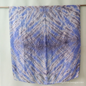 Silk Tie Dye Multicolor Scarf Shawl Big Sex Sex Girl для женщин Sarong